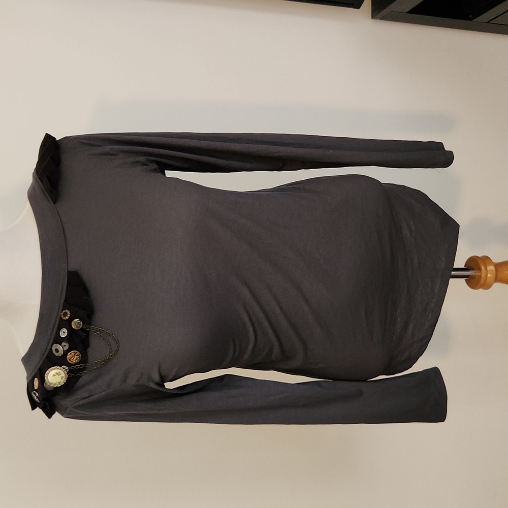 Top with Button Detail